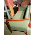 traditional green sofa