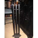 dining room chairs and table black gloss finish